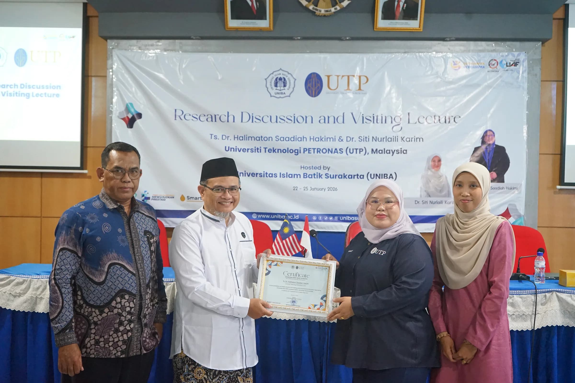 Research Discussion dan Visiting Lecture Bersama UTP Malaysia