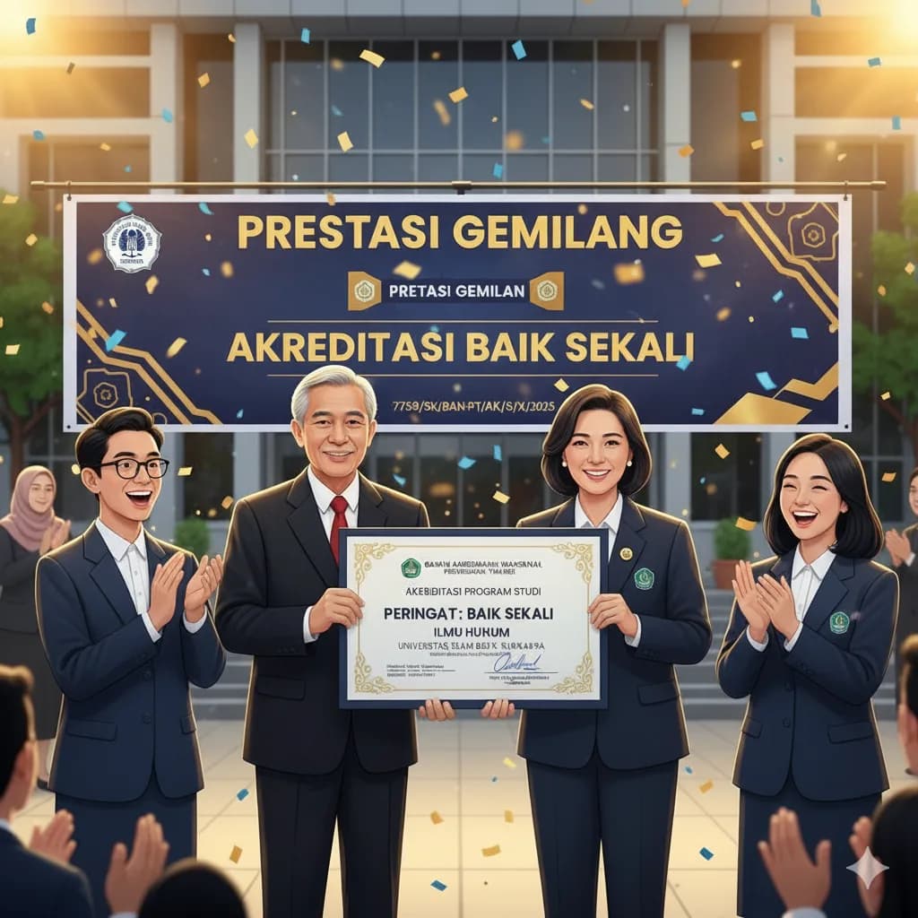BAN-PT Berikan Akreditasi ‘Baik Sekali’ untuk Program Sarjana Ilmu Hukum Universitas Islam Batik Surakarta
