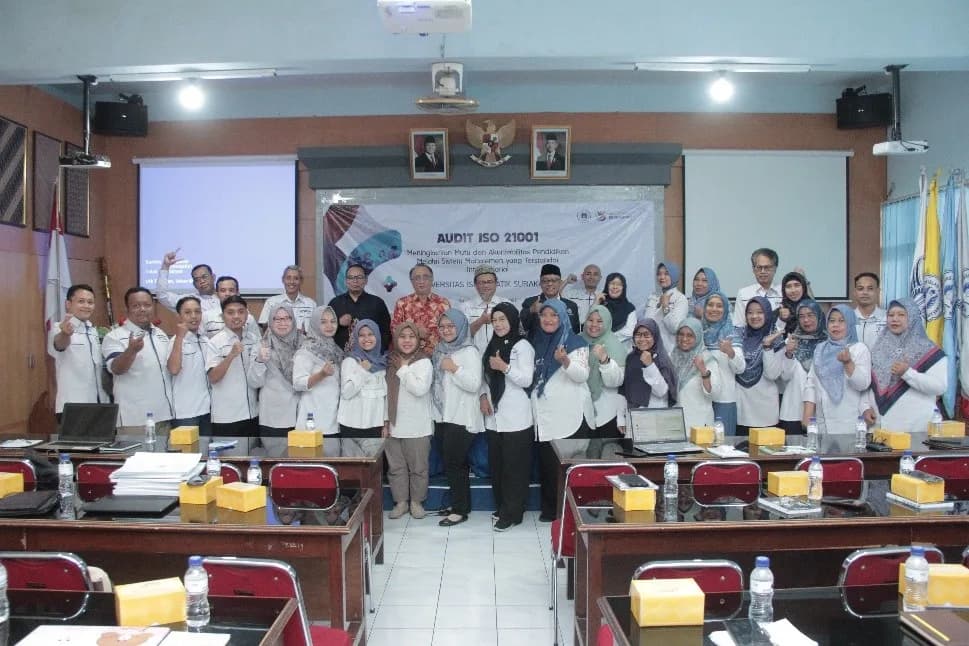 UNIBA Surakarta Lanjutkan Komitmen Mutu Global, Gelar Audit Sertifikasi ISO 21001 Stage 2