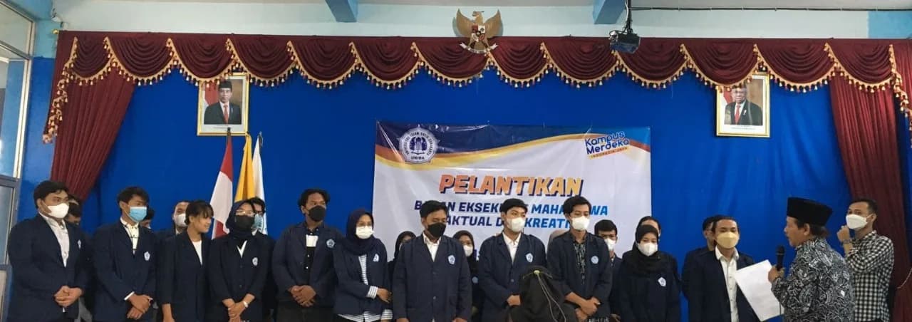 DENGAN PENUH KHIDMAT, PENGURUS ORGANISASI MAHASISWA 2022 DILANTIK
