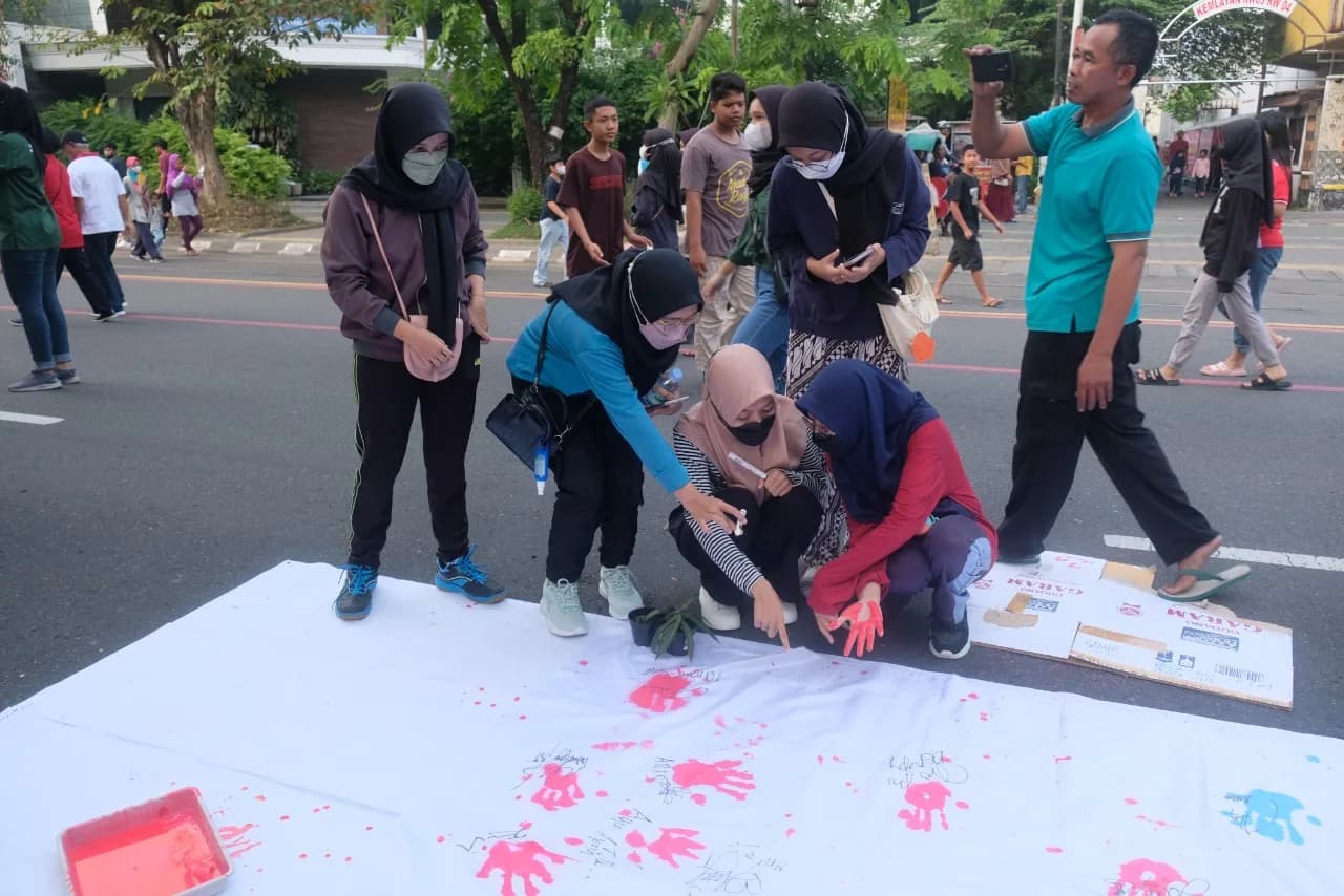 LUNCURKAN ’GAMAN’, ORMAWA UNIBA TOLAK PENYALAHGUNAAN NARKOBA