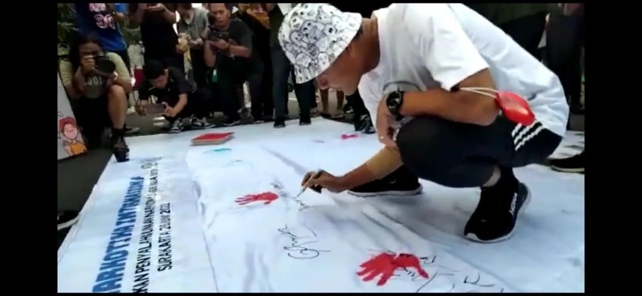 LUNCURKAN ’GAMAN’, ORMAWA UNIBA TOLAK PENYALAHGUNAAN NARKOBA