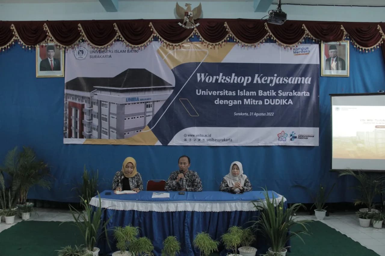 PERKUAT SINERGI DENGAN MITRA DUDIKA, UNIBA SURAKARTA ADAKAN WORKSHOP KERJASAMA
