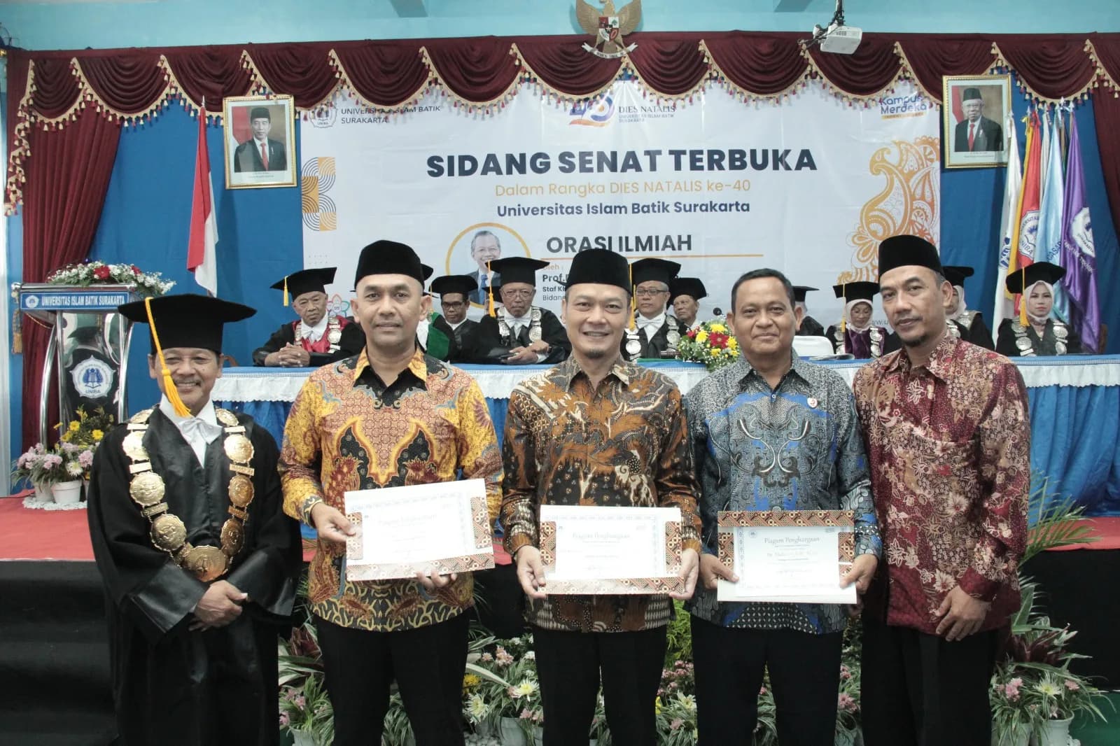 ORASI ILMIAH DALAM RANGKA PERINGATAN DIES NATALIS UNIBA SURAKARTA KE-40: STRATEGI MEMBANGUN UNIBA MELALUI PENINGKATAN KUALITAS SDM