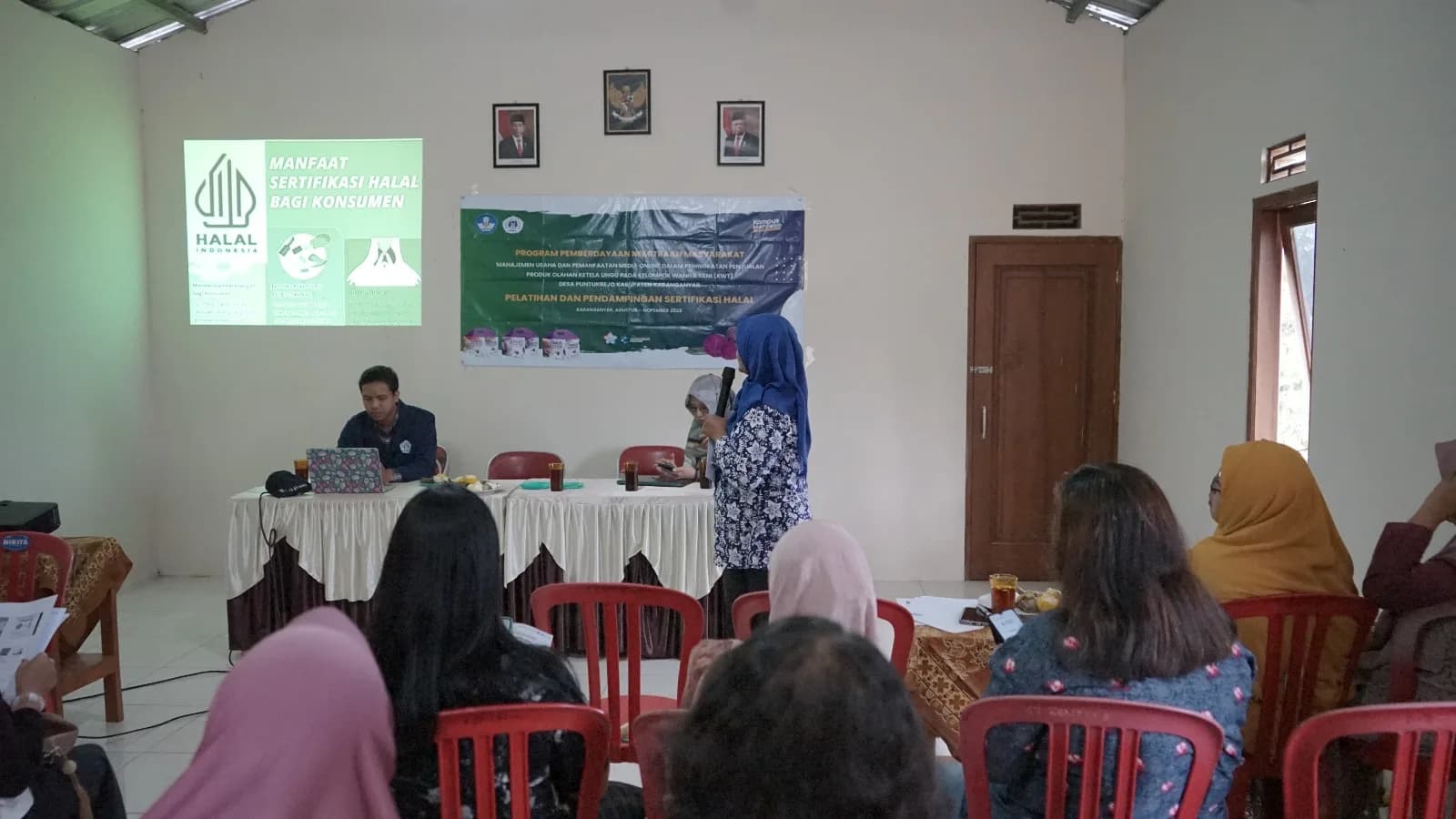 TIM PROGRAM KEMITRAAN MASYARAKAT UNIBA SURAKARTA LAKSANAKAN PELATIHAN DAN PENDAMPINGAN BAGI ANGGOTA KWT DESA PUNTUKREJO