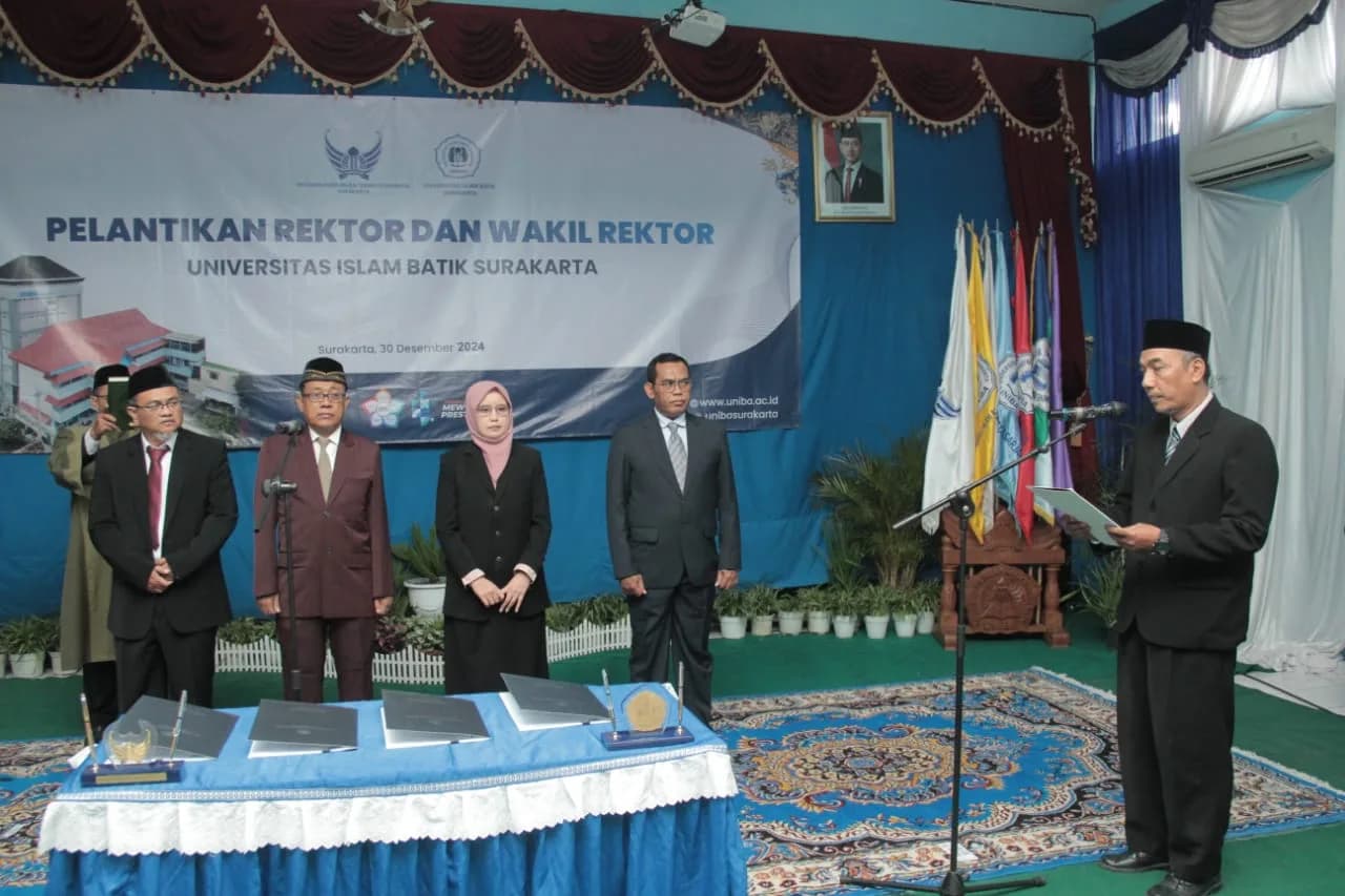 Pelantikan Rektor, Wakil Rektor UNIBA Masa Bakti 2025-2028