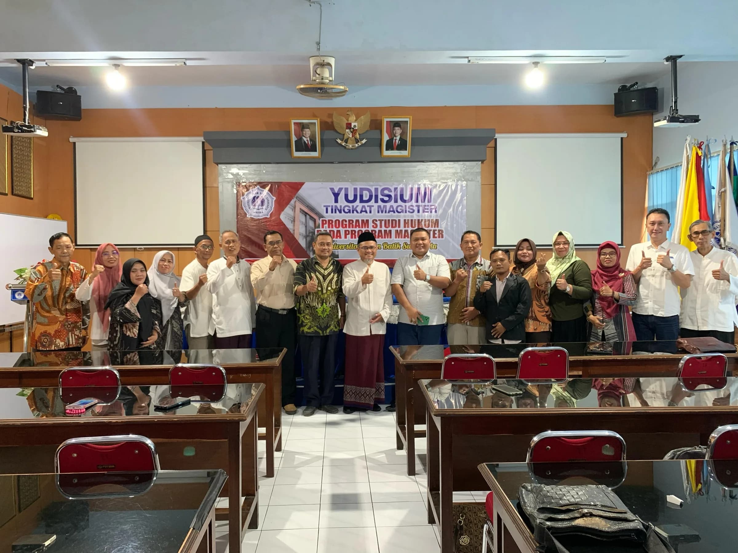 Program Magister Ilmu Hukum Fakultas Hukum Universitas Islam Batik Surakarta mengadakan yudisium kelulusan dengan jumlah 17 mahasiswa.