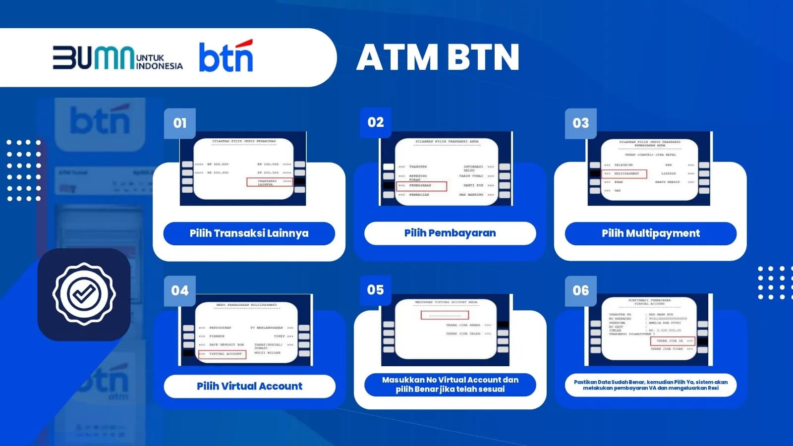 Tata Cara Pembayaran Via Virtual Account