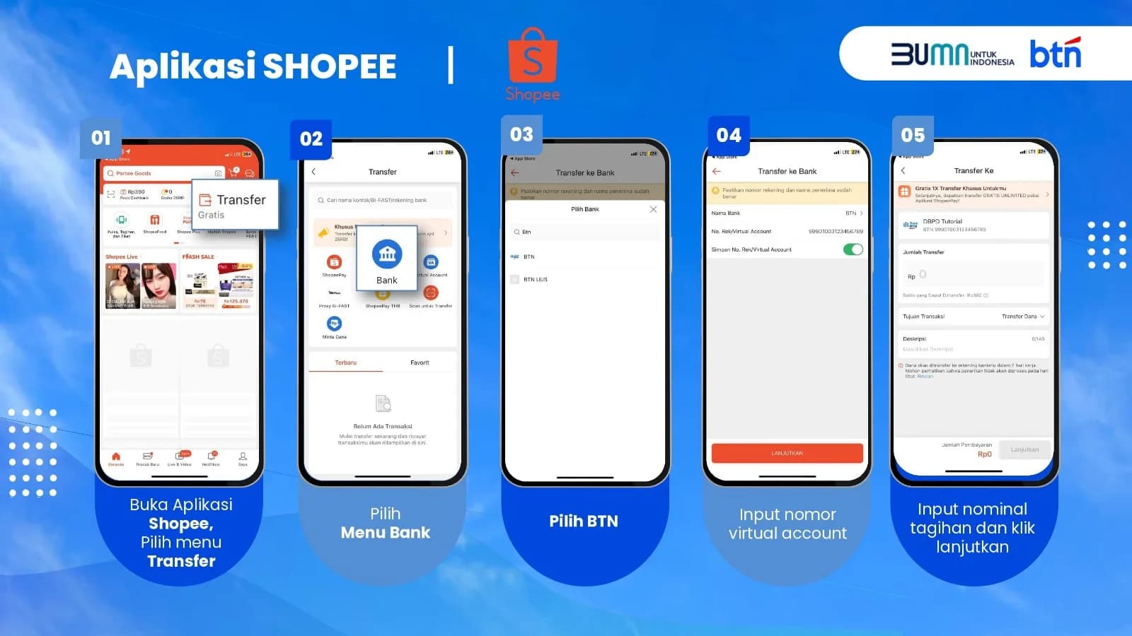 Tata Cara Pembayaran Via Virtual Account