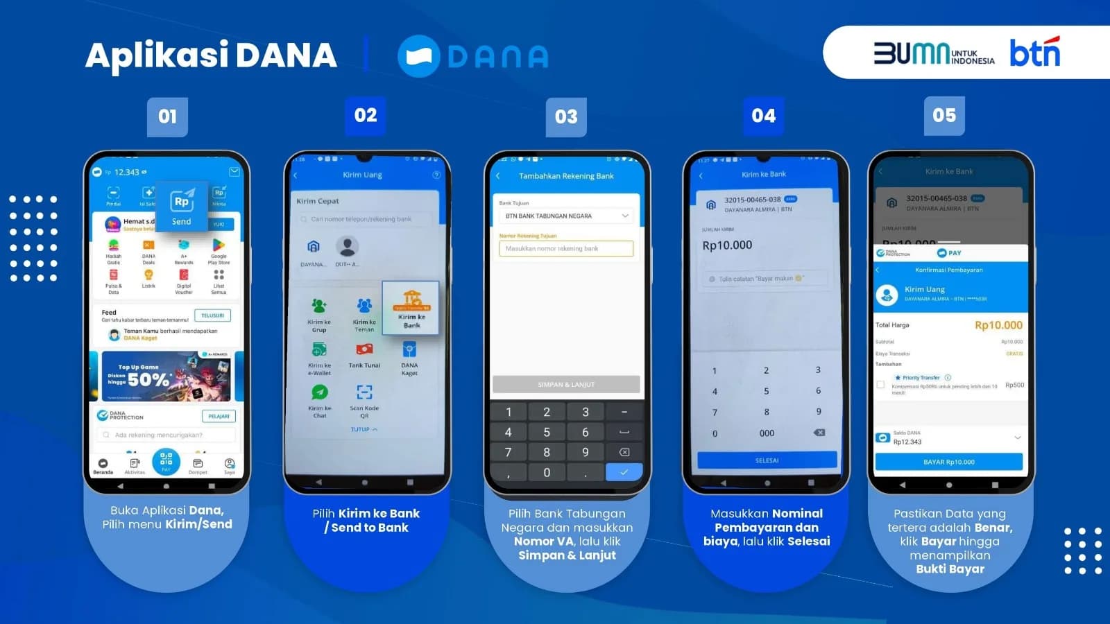 Tata Cara Pembayaran Via Virtual Account