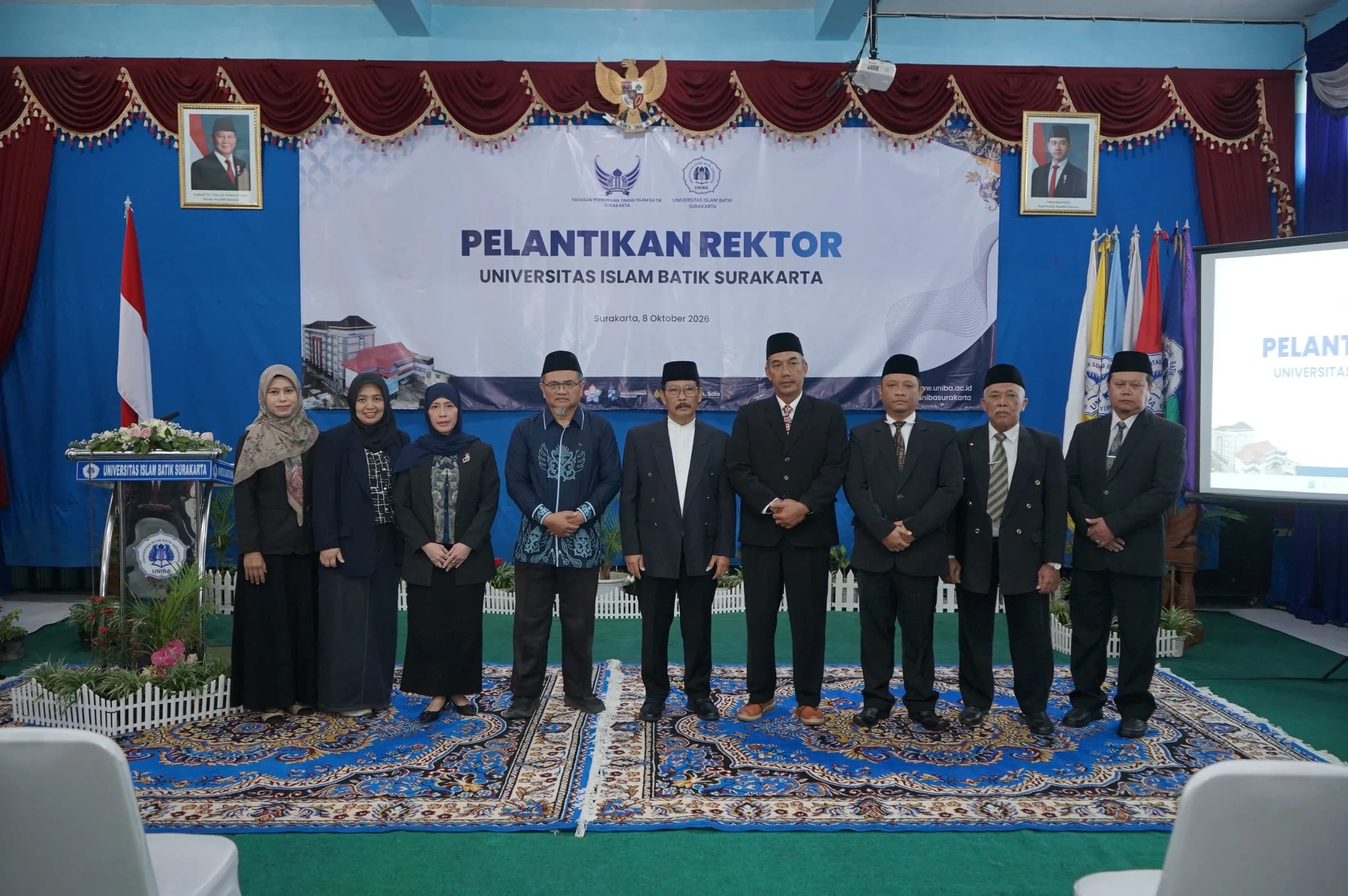 Momen Bersejarah Pelantikan Rektor UNIBA Surakarta Periode 2026–2028