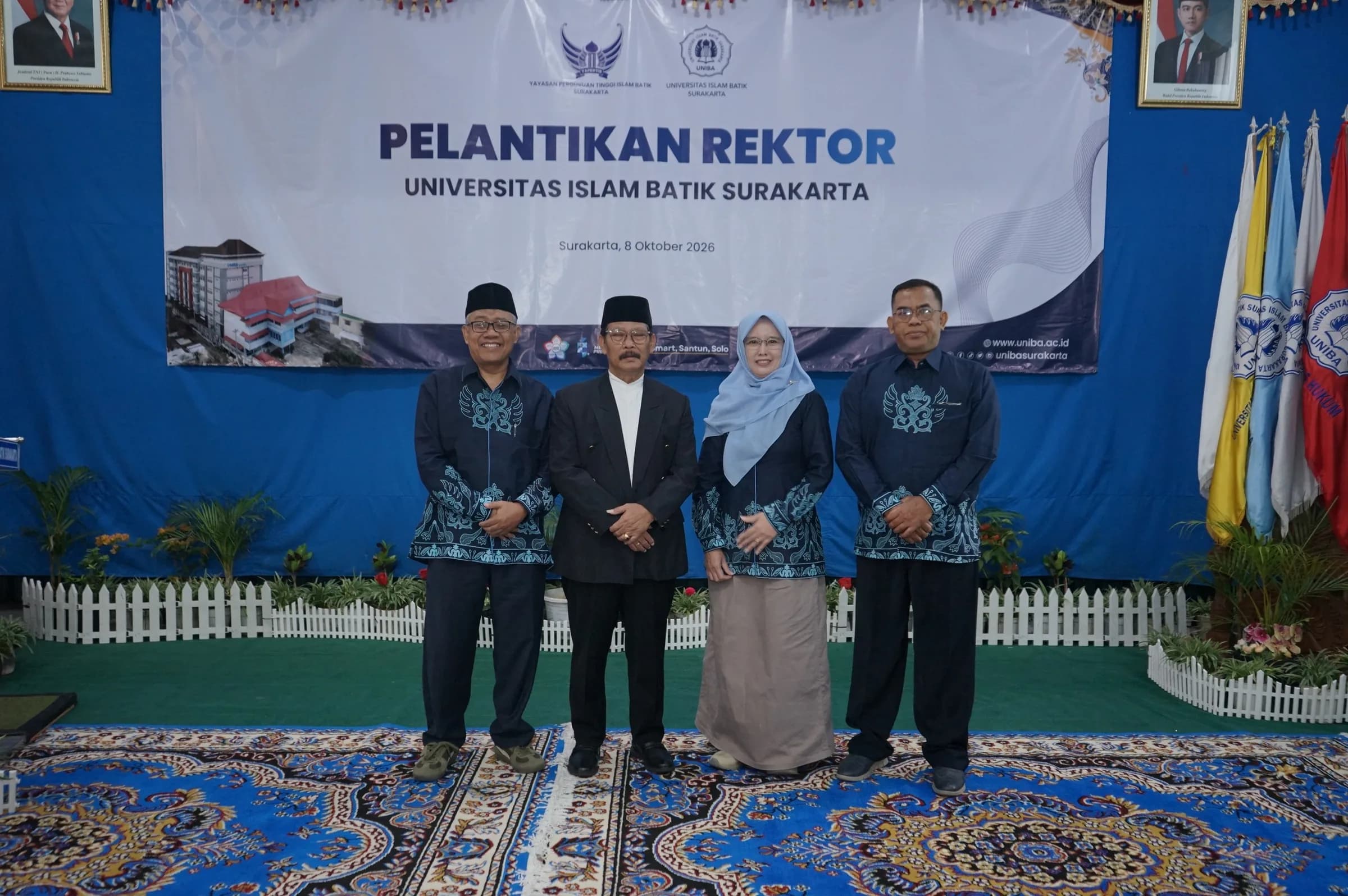 Momen Bersejarah Pelantikan Rektor UNIBA Surakarta Periode 2026–2028